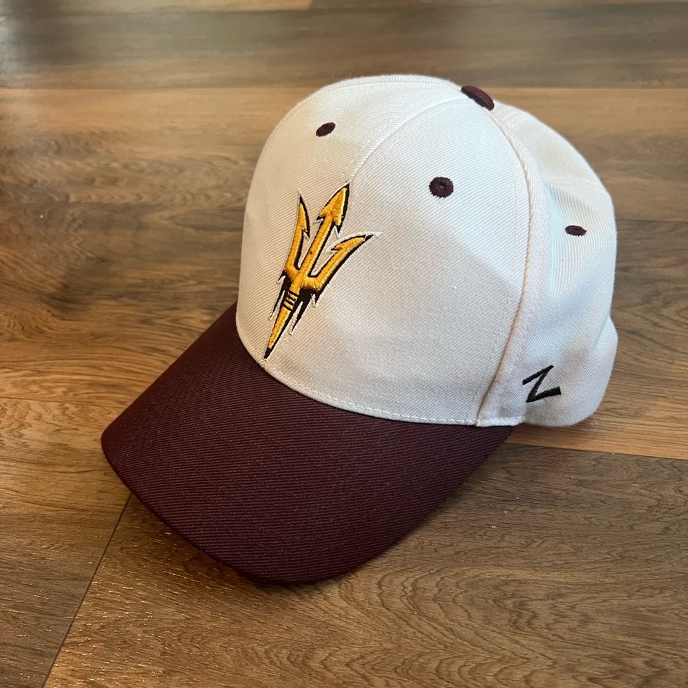 Zephyr White and Maroon Arizona State Hat